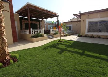 شاليه بمسطح اخضر
