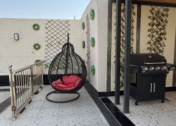 كوخ بغرفتين نوم وباجواء عائلية 