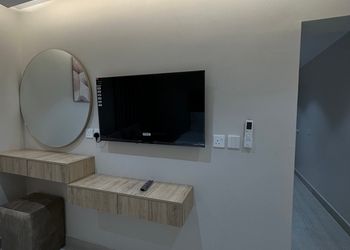 استديو بسريرين مفرد بطابع فندقي