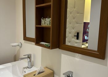 شقة بغرفة معيشة وغرفة نوم 