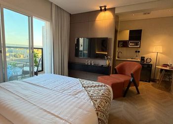 استديو بسرير ماستر وتصميم هادئ 