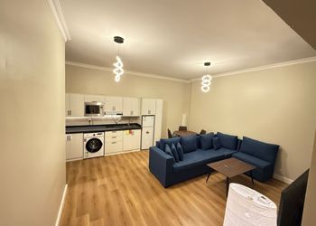 شقة بغرفة معيشة وغرفة نوم 