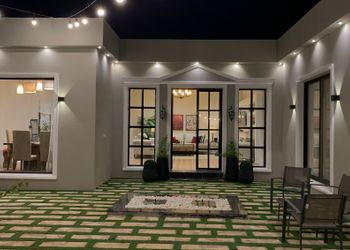 شالية بجلسة خارجية واجواء ممتعة 