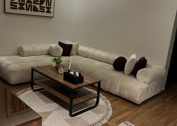 شقة بصالة وغرفة نوم ومجلس