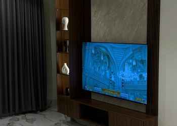 استديو بأثاث مريح وبسيط 