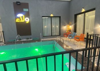 شاليه بمجلس وجلسة خارجية 