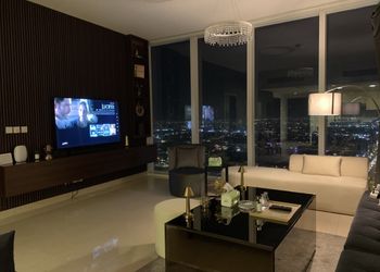 شقة مطلة على المدينة بدخول ذكي 