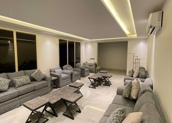 استراحة بمسطح اخضر وجلسة