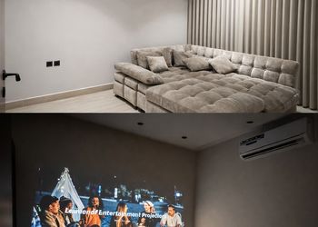 شقة بغرفتين نوم وصاله وسينما 