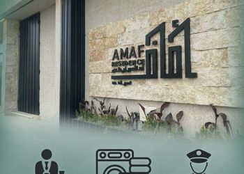 شقة بغرفة معيشة وغرفة نوم 