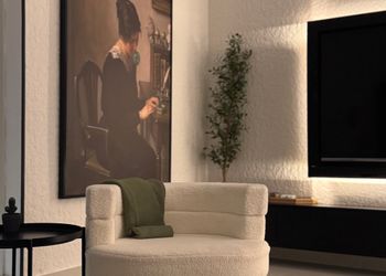 شقة بصالة وغرفة نوم