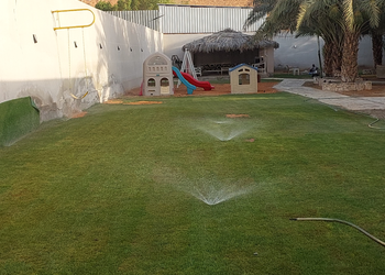 استراحة بمسطح اخضر
