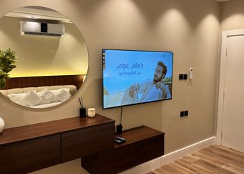 شقة أنيقة بصالة وغرفة نوم