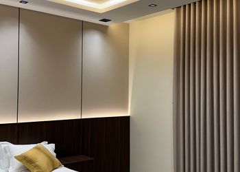 شاليه بغرفة نوم مطلة على المسبح 