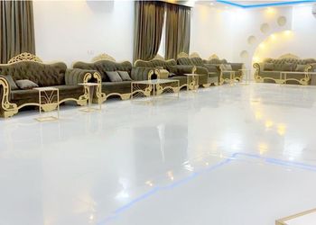 استراحة بصالة ومسطح أخضر