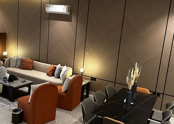 شاليه بجلسة خارجية وتصميم أنيق 
