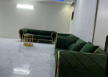 شاليه بألعاب مائية ومسطح اخضر