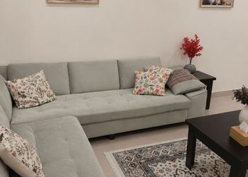 شقة بغرفتين نوم وصالة جلوس