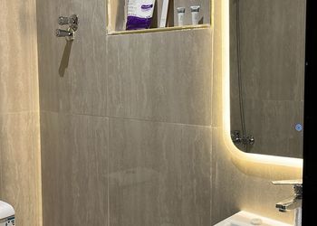 شقة بغرفة معيشة وغرفة نوم 