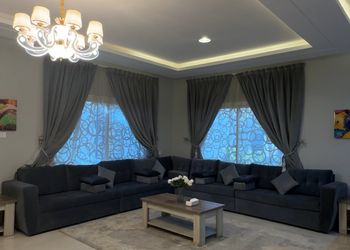 شالية بصالة أنيقة ومجلس خارجي