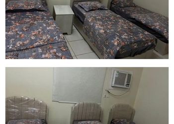شقة بغرفة جلوس وغرفتين نوم 