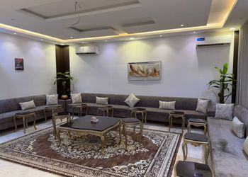 شاليه بسطح اخضر و ركن شواء