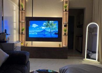 استديو بسرير ماستر وجلسة جانبية