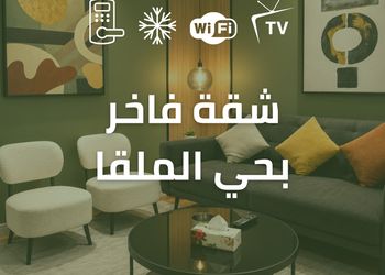 شقة أنيقة بصالة وغرفة نوم