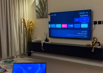 شقة مودرن من غرفتين نوم وصالة 
