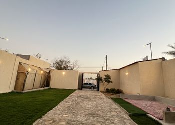 استراحة بمسطح اخضر