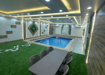 شاليه بألعاب مائية ومسبح