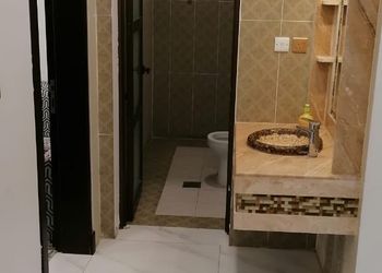 شاليه بألعاب مائية وغرفة نوم 