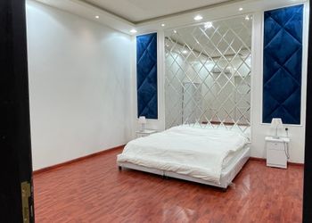 شاليه بألعاب مائية وجلسة خارجية