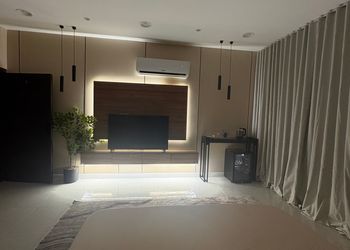 استديو بسرير ماستر وجلسة جانبية 
