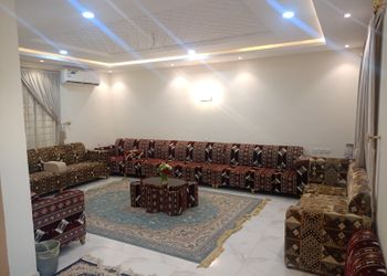 استراحة بغرفة نوم وجلسة خارجية 