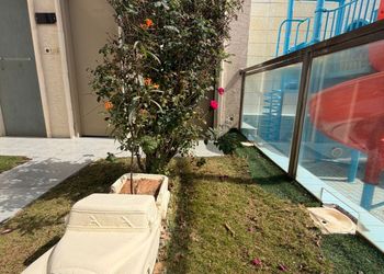 شاليه بركن شواء ,جاكوزي,ساونا,مسطح اخضر,