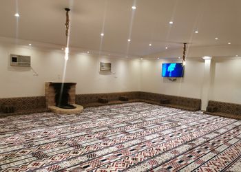 استراحة بملعب كرة قدم 
