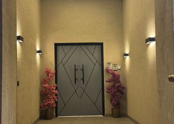 شقة بغرفة معيشة وغرفة نوم 