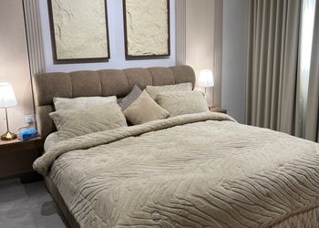 شقة بصالة وغرفة نوم