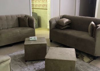 شقة بصالة وغرف نوم