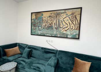 استراحة بجلسة خارجية وصالة جلوس