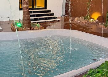 شاليه بمسبح خارجي وأجواء ممتعة 