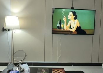 استديو بسرير فردي وجلسة 