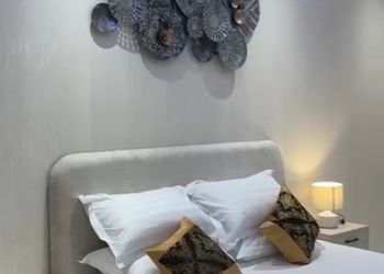 شقة بغرفة معيشة وغرفة نوم 