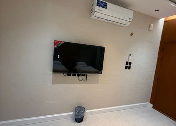 شقة بغرفتين نوم وأثاث هادئ