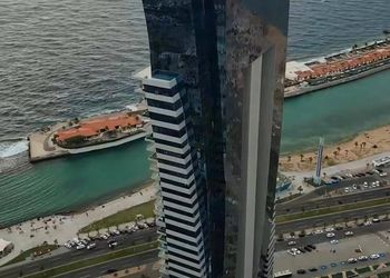 شقة باطلاله على البحر وغرفة نوم 