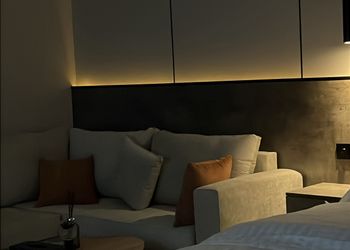 استديو بتصميم أنيق ودخول ذاتي 