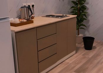 استديو بسرير ماستر وجلسة جانبية
