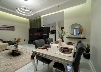 شقة بغرفتين نوم وتصميم أنيق 