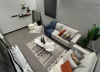 شقة بصالة و غرفة نوم بتصميم فاخر